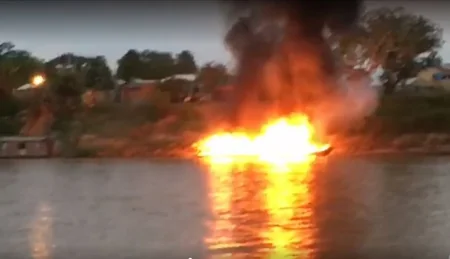 Braziliyada çay gəmisində partlayış olub, xəsarət alanlar var - VİDEO - FOTO