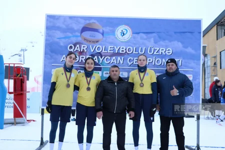Qar voleybolu üzrə Azərbaycan çempionatının mükafatçıları bəlli olub