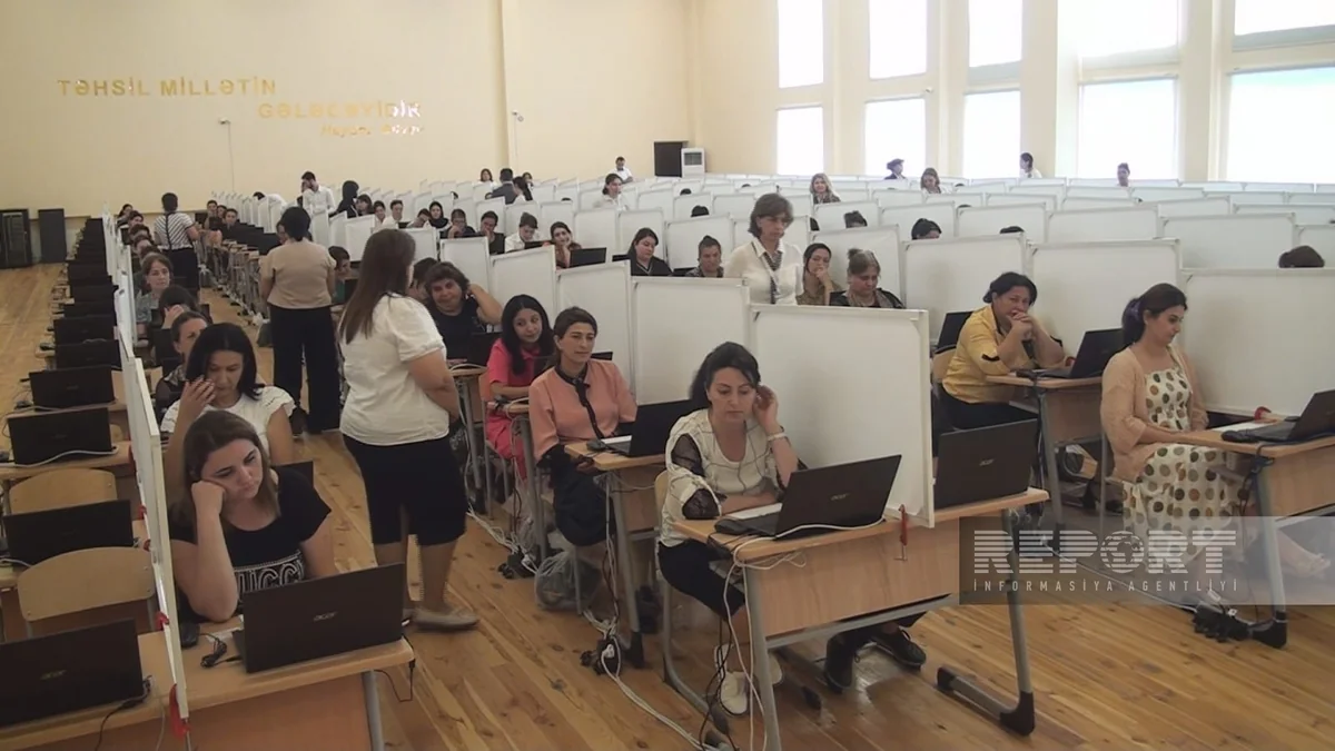 Bərdə və Ağcabədidə təhsilverənlərin sertifikatlaşdırılması üçün imtahan keçirilib