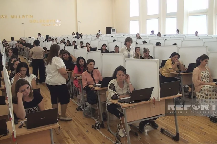 Bərdə və Ağcabədidə təhsilverənlərin sertifikatlaşdırılması üçün imtahan keçirilib
