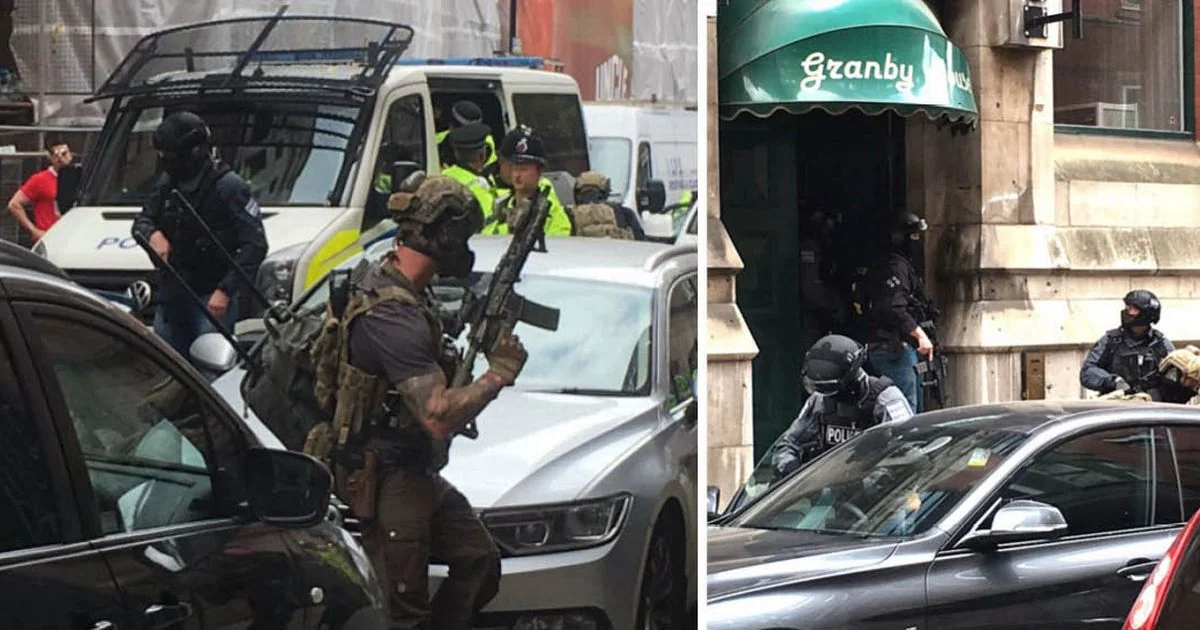 Residential complex evacuated in central Manchester as part of special raid