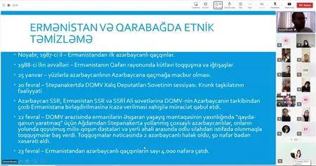 Azərbaycan İlahiyyat İnstitutunda Milli Dirçəliş Gününə həsr olunmuş vebinar keçirilib