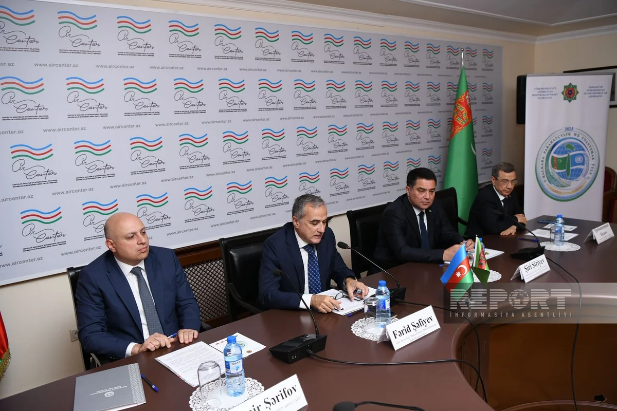 Bakıda Azərbaycanla Türkmənistan arasında çoxşaxəli əməkdaşlığa dair panel sessiya keçirilib