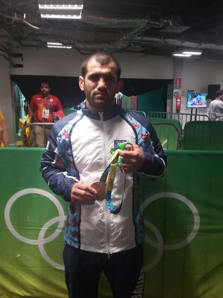 Güləşçi Cəbrayıl Həsənov Olimpiadada bürünc medal qazanıb