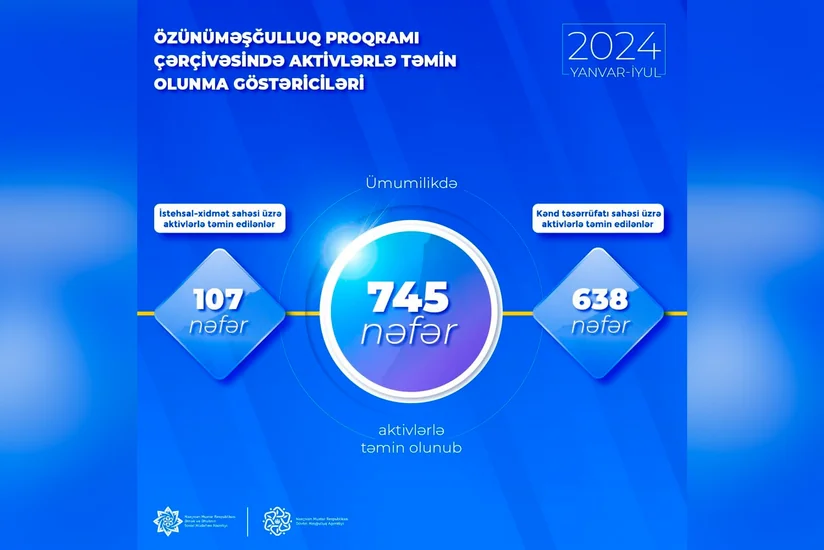 Naxçıvanda 745 nəfər işsiz özünüməşğulluq proqramı çərçivəsində aktivlərlə təmin olunub