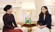 Azerbaijan’s First Lady Mehriban Aliyeva meets with spouse of General Secretary of Central Committee of Communist Party of Vietnam