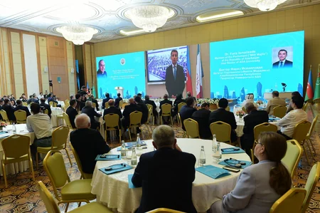 Посольство Азербайджана в Туркменистане провело конференцию, посвященную годовщине со дня рождения Гейдара Алиева