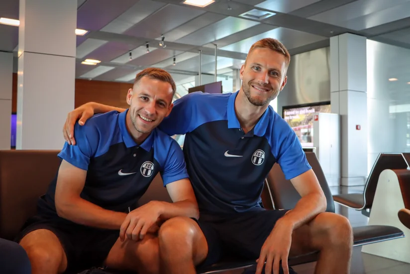 Футболисты Цюриха прогулялись по Баку