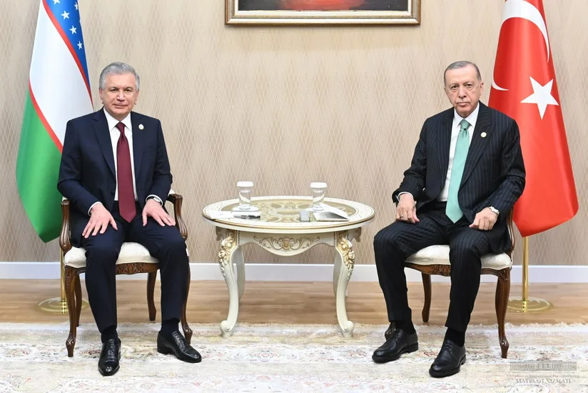 Özbəkistan Prezidenti Türkiyə liderini təbrik edib