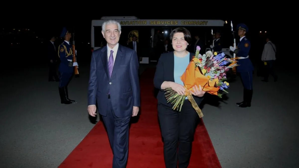 Moldova prime minister arrives in Azerbaijan