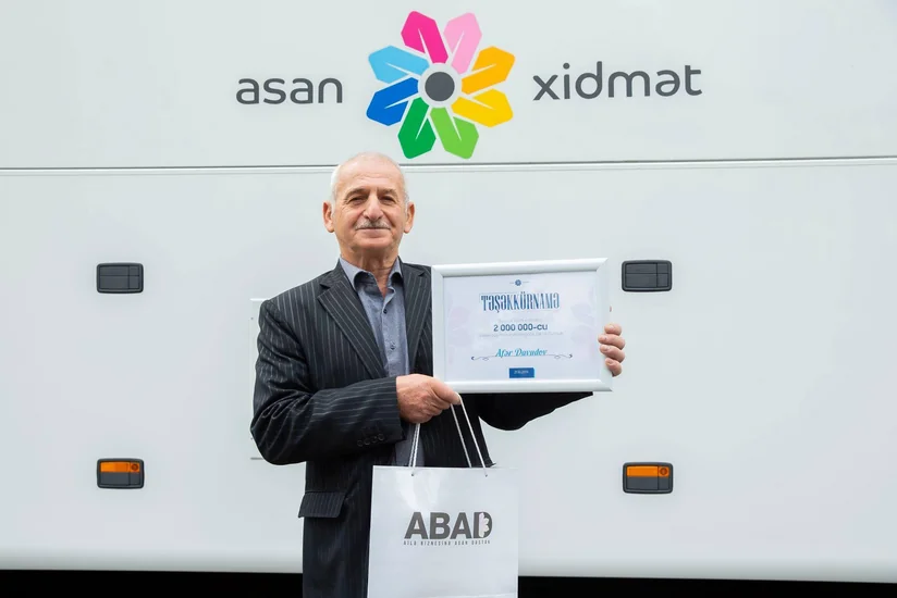Səyyar ASAN xidmətə 2 milyonuncu müraciət qeydə alınıb