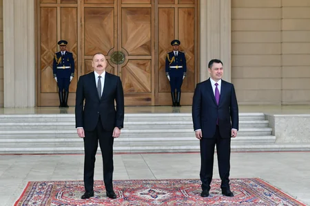 Official welcoming ceremony for President of Kyrgyzstan held in Azerbaijan