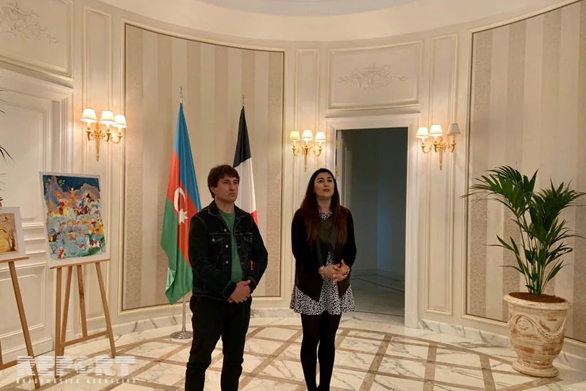 Parisdə azərbaycanlı rəssamın sərgisi keçirilib