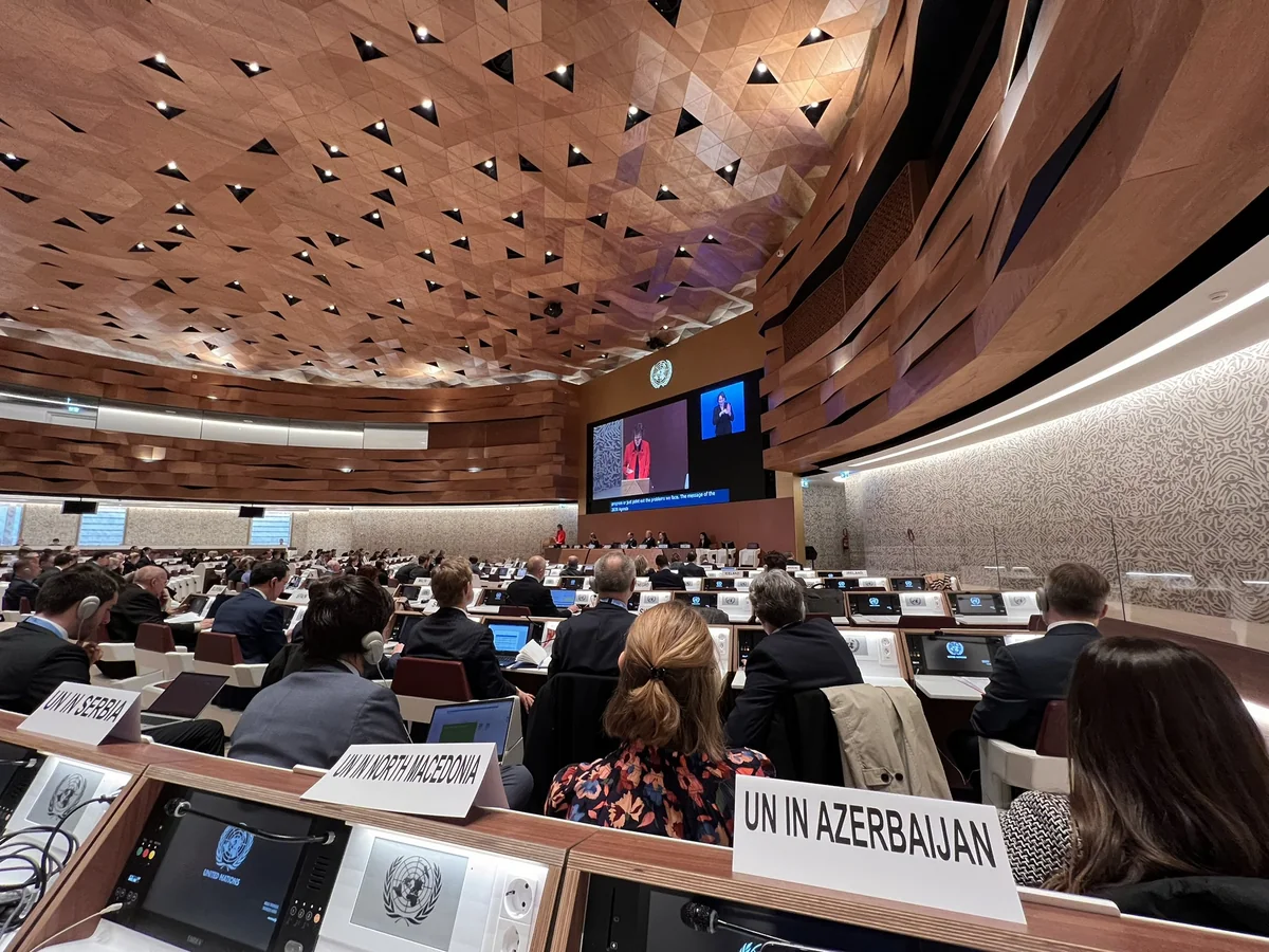 Head of UN office in Azerbaijan attending UNECE Regional Forum