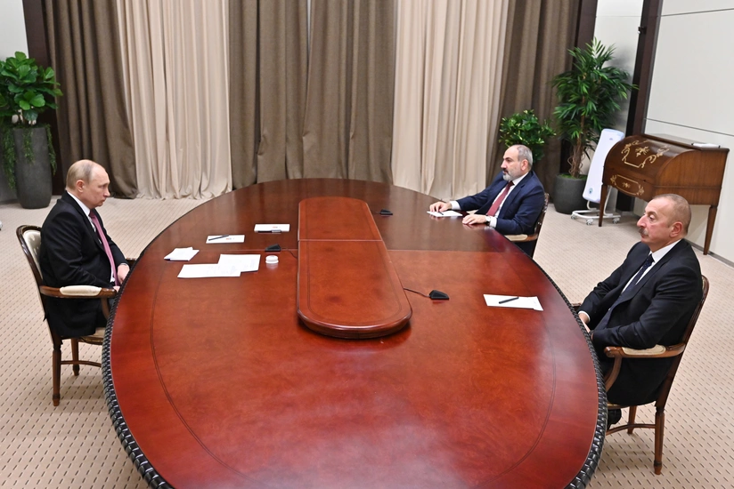Meeting of Azerbaijani, Russian and Armenian leaders ends in Sochi