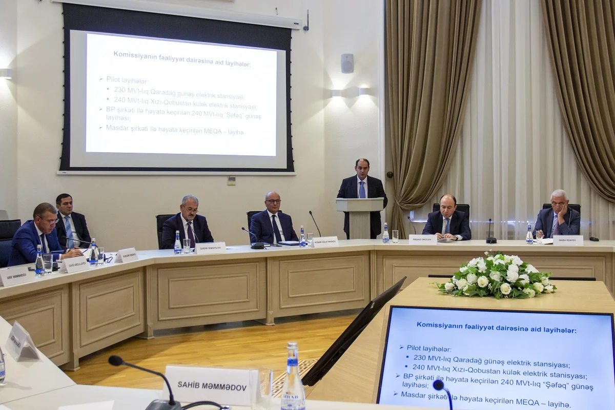 Azerbaijan's commission on renewables holds its first session