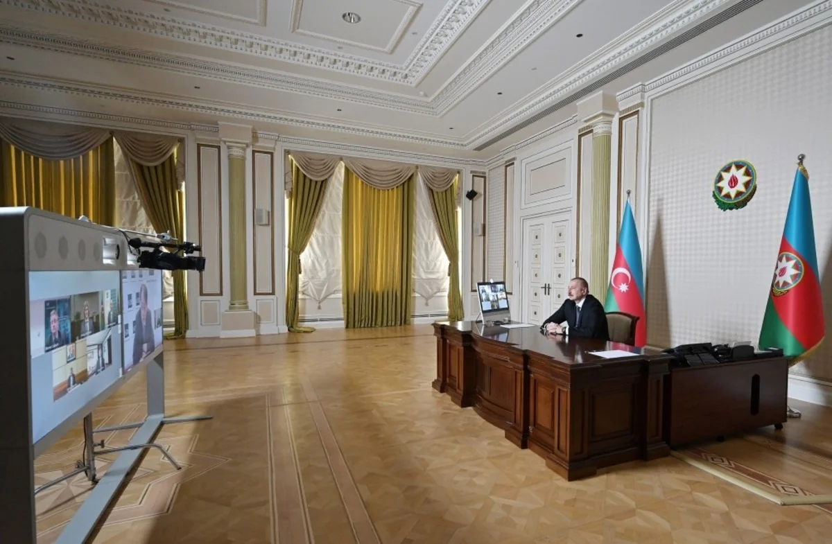 Ilham Aliyev, ADB senior executives hold videoconference