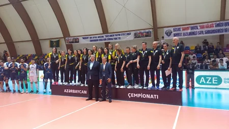 Voleybol üzrə Azərbaycan Yüksək Liqalarının qalibləri mükafatlandırılıblar