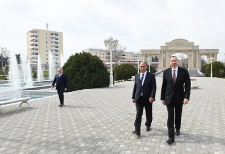 ​Prezident İlham Əliyev Bərdəyə səfər edib