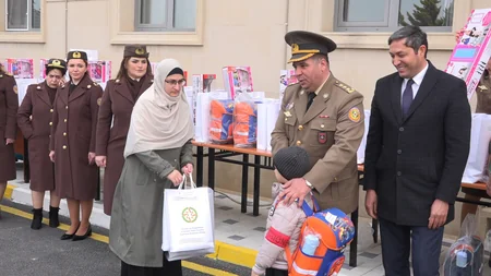 FHN işçiləri şəhid övladları üçün “açıq qapı günü” keçirib
