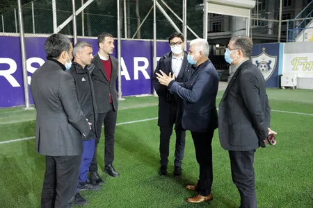 Фарид Гаибов посетил базу клуба Карабах