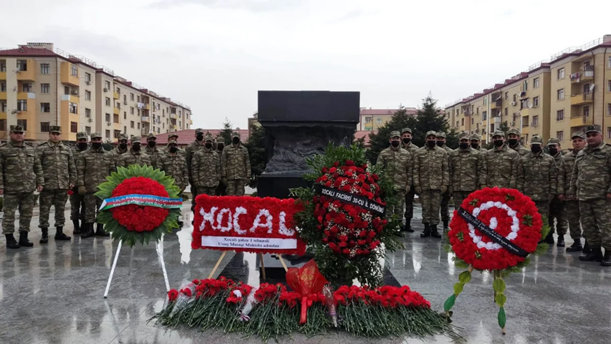Xocalı soyqırımının 30-cu ildönümü ilə əlaqədar Azərbaycan Ordusunda silsilə tədbirlər keçirilib
