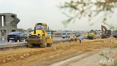 Tağıyev qəsəbəsi - Sumqayıt avtomobil yolu genişləndirilir