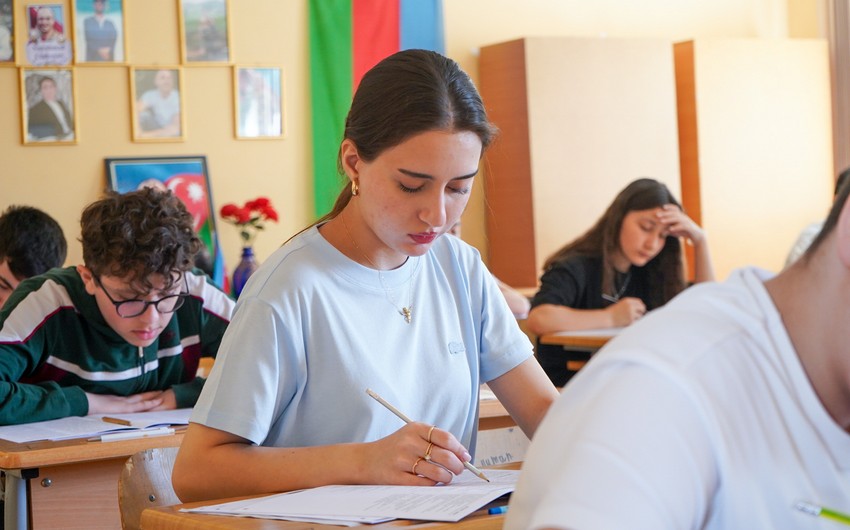 DİM ümumi orta təhsil səviyyəsi üzrə buraxılış imtahanı keçirib - YENİLƏNİB