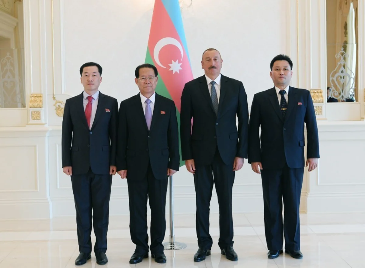 Azərbaycan Prezidenti KXDR-in yeni səfirinin etimadnaməsini qəbul edib - YENİLƏNİB