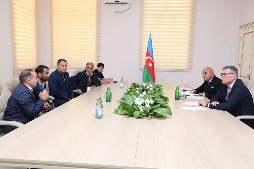 Azəriqazın baş direktoru Ağdamda vətəndaşları qəbul edib