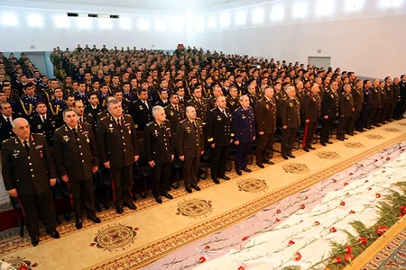 Müdafiə Nazirliyində 20 Yanvar şəhidlərinin xatirəsi yad edilib