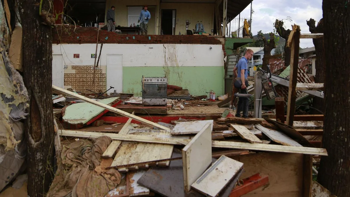 Braziliyada tropik qasırğada ölənlərin sayı 40-a çatıb