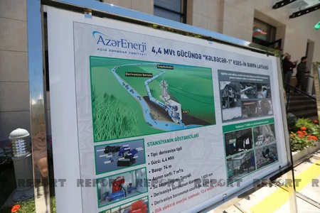 Xarici diplomatlar Kəlbəcər SES-də görülmüş işlərlə tanış olublar