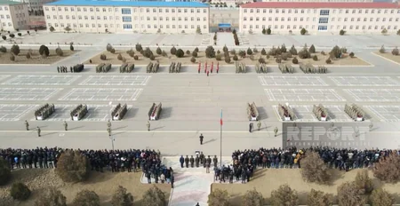 Naxçıvanda gənc əsgərlərin andiçmə mərasimi keçirilib