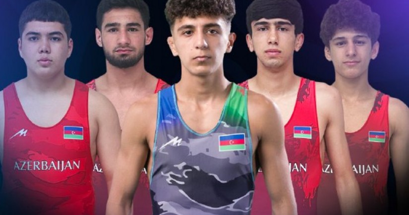 Azərbaycan sərbəst güləşçiləri U-17 Avropa çempionatına 3 medalla start veriblər