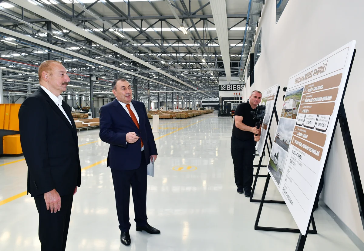 Qazaxda “Venzana” mebel fabrikinin açılışı olub- YENİLƏNİB
