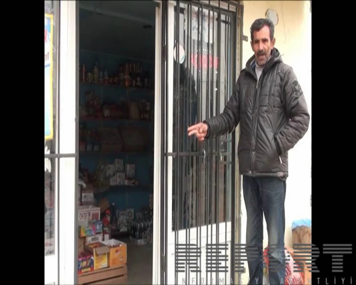 ​Ağstafada mağaza yarılıb
