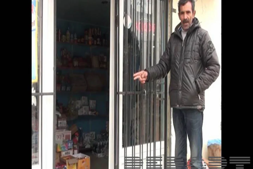 ​Ağstafada mağaza yarılıb