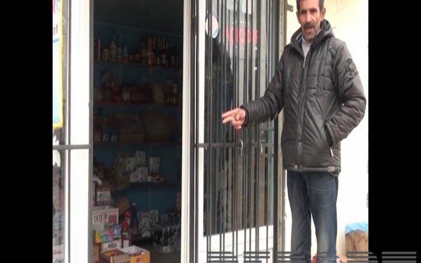 ​Ağstafada mağaza yarılıb