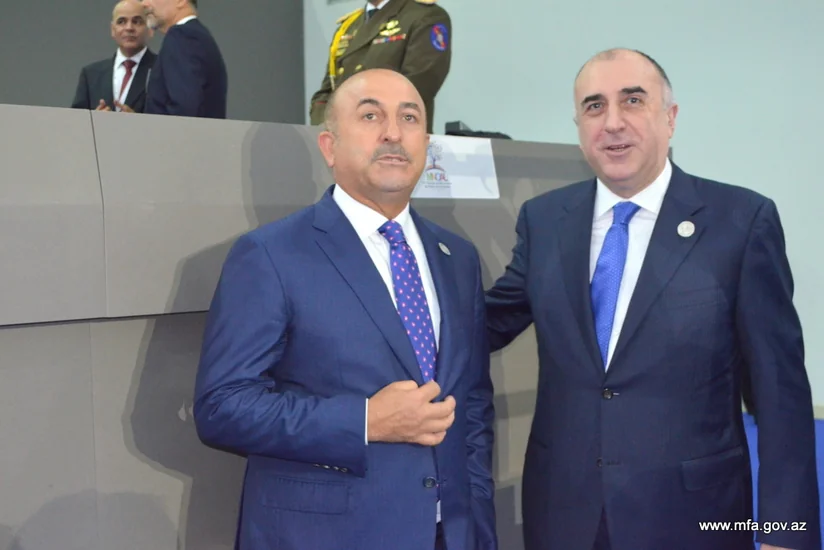 Elmar Məmmədyarov Türkiyə, İndoneziya, Əlcəzair, CAR və Fələstinli həmkarları ilə görüşüb - FOTO