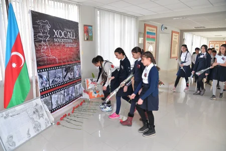 Bakıdakı məktəblərdə ilk dərslər Xocalı soyqırımına həsr edildi