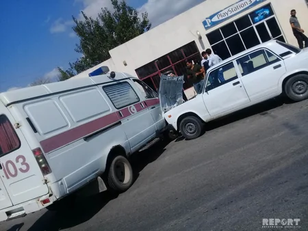 Bərdədə təcili yardım maşını qəzaya düşüb, yaralılar var - FOTO