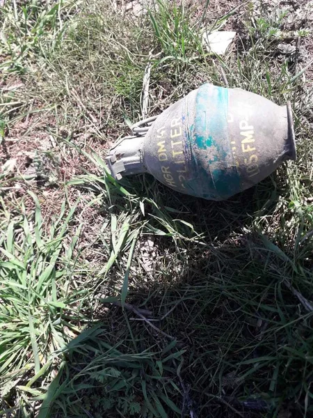 Şəmkirdə əl qumbarası tapılıb