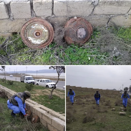 Abşeronda 2 tank əleyhinə mina tapılıb