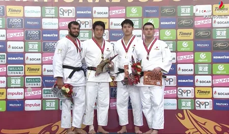 Azərbaycan cüdoçusu Elmar Qasımov Yaponiyada gümüş medal qazanıb