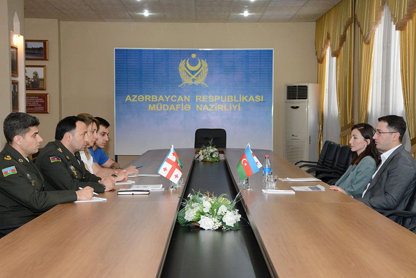 Azerbaijan and Georgia exchange mutual experience in military information