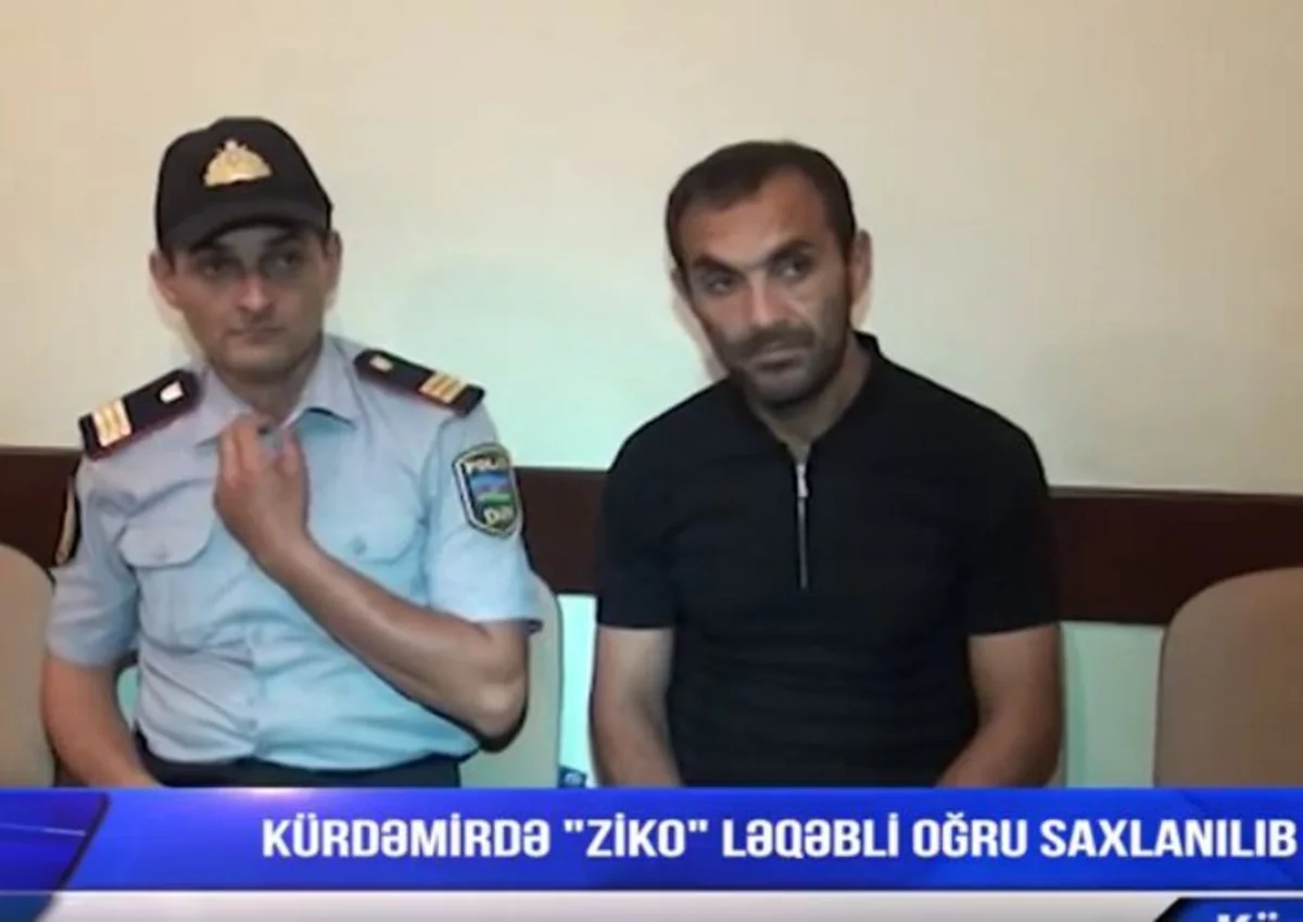 Kürdəmirdə Ziko ləqəbli oğru saxlanılıb - VİDEO - YENİLƏNİB