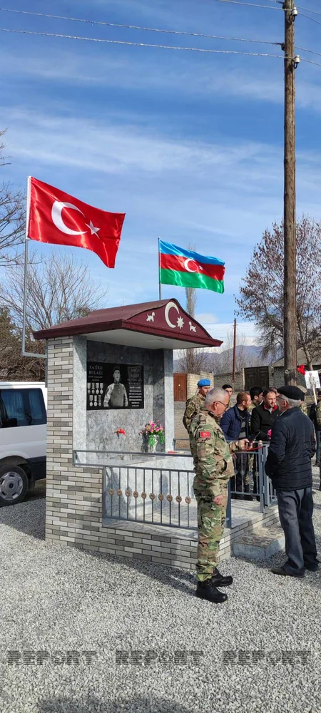 Şəkidə şəhid bulağının açılışı olub