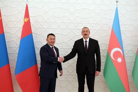 Azərbaycan və Monqolustan prezidentlərinin görüşü olub - YENİLƏNİB