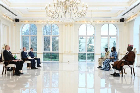 President Ilham Aliyev receives credentials of Guinea's newly appointed ambassador